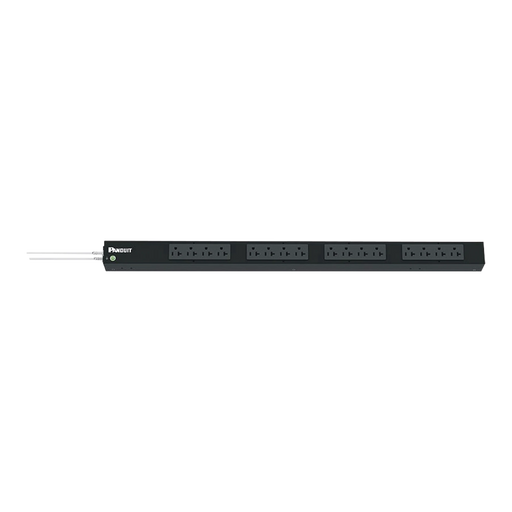 PDU BASICO PARA DISTRIBUCION DE ENERGIA, CON 16 CONTACTOS NEMA 5-20R, DE INSTALACION VERTICAL, 20 AMP, 120 VCA-Pdu-PANDUIT-Bsai Seguridad & Controles