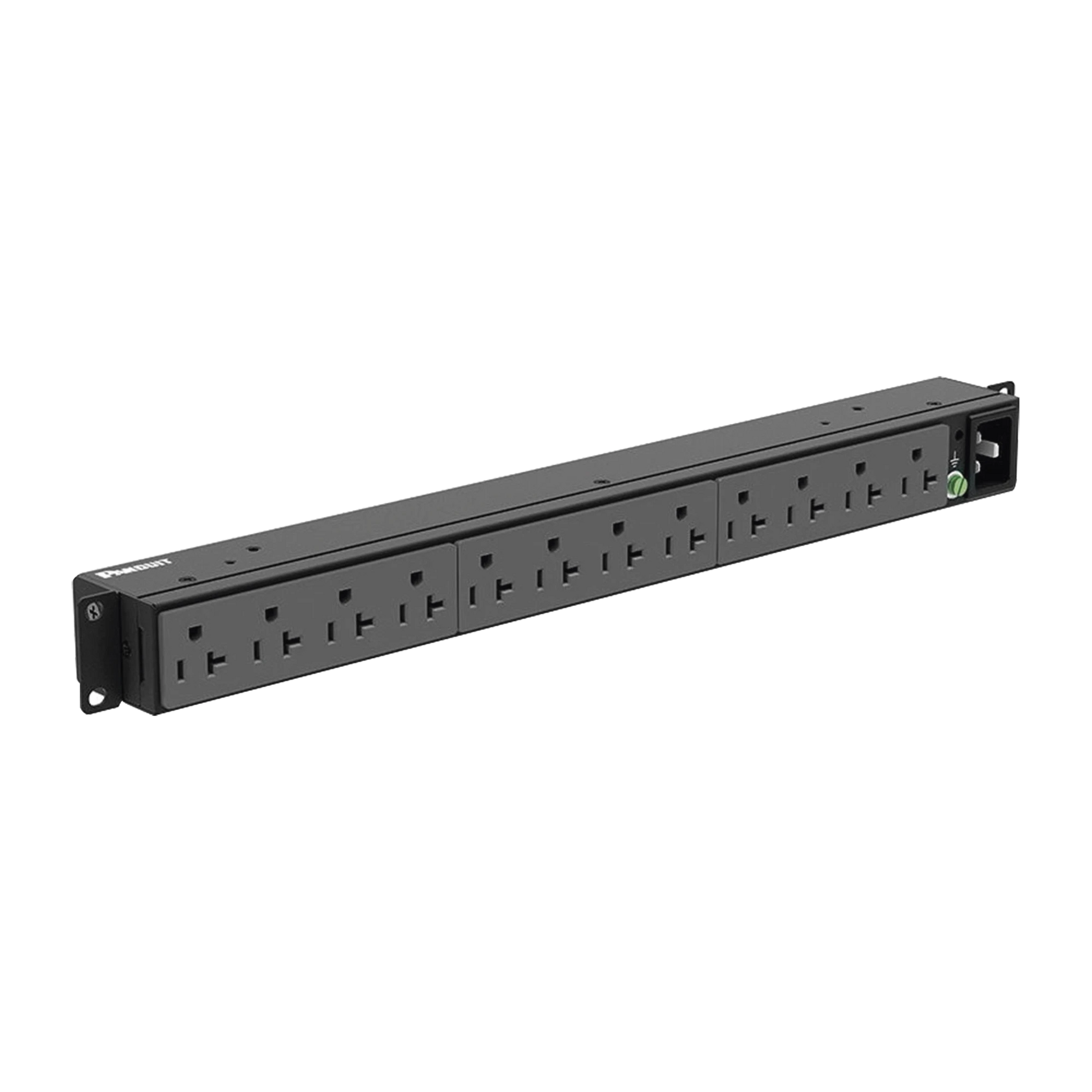 PDU BASICO PARA DISTRIBUCION DE ENERGI­A, CON 12 CONTACTOS NEMA 5-20R, INSTALACION HORIZONTAL DE 19IN, 1UR, 15 AMP, 120 VCA-Pdu-PANDUIT-Bsai Seguridad & Controles