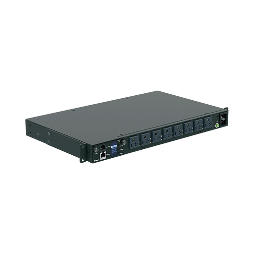 PDU SWITCHABLE Y MONITOREABLE POR TOMA (MS), PARA DISTRIBUCION DE ENERGI­A, ENTRADA 120 VCA NEMA 5-15P, CON 8 SALIDAS 5-20R, 20 AMP, HORIZONTAL 19IN, 1UR-Pdu-PANDUIT-Bsai Seguridad & Controles