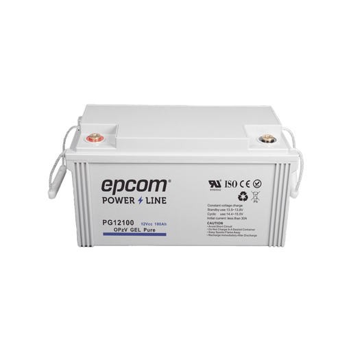 PG12100 -- EPCOM POWERLINE -- al mejor precio $ 5883.90 -- 26111700,Baterías,Energía,Videovigilancia