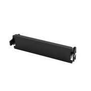PLACA ADAPTADORA QUICK-PACK, CIEGA, COLOR NEGRO-Distribuidores de Fibra Optica-SIEMON-Bsai Seguridad & Controles