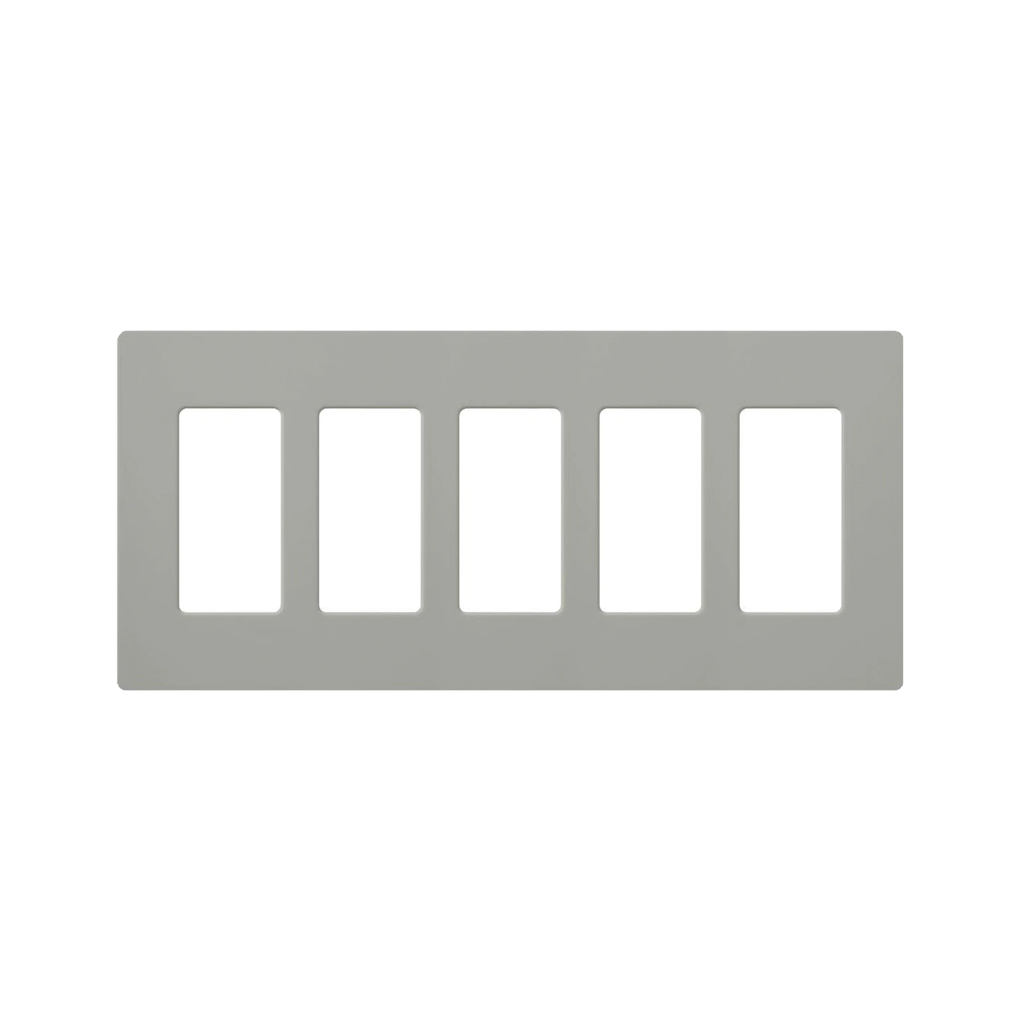 PLACA DE PARED COLOR GRIS, 5 ESPACIOS-Automatizacion - Casa Inteligente-LUTRON ELECTRONICS-Bsai Seguridad & Controles