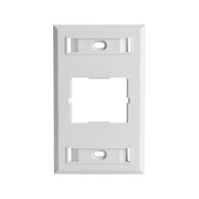 PLACA DE PARED CT, PARA UN ACOPLADOR, COLOR BLANCO-Faceplates-SIEMON-Bsai Seguridad & Controles