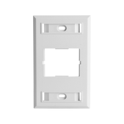 PLACA DE PARED CT, PARA UN ACOPLADOR, COLOR BLANCO, VERSION BULK (SIN EMPAQUE INDIVIDUAL)-Faceplates-SIEMON-Bsai Seguridad & Controles