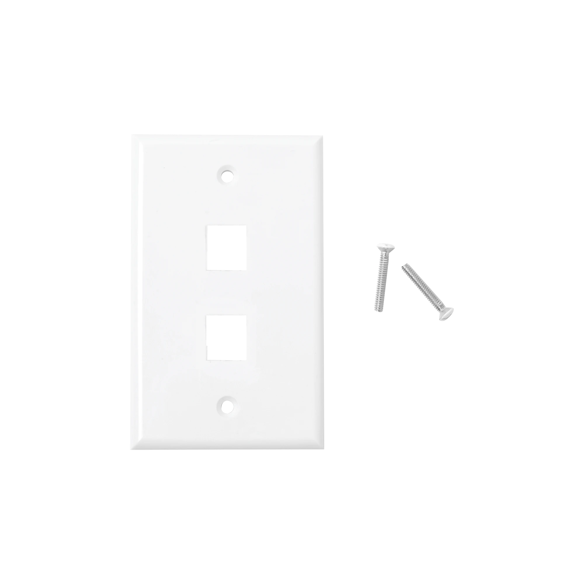 PLACA DE PARED DE 2 PUERTOS, KEYSTONE, COLOR BLANCO-LINKEDPRO BY EPCOM-Bsai Seguridad & Controles