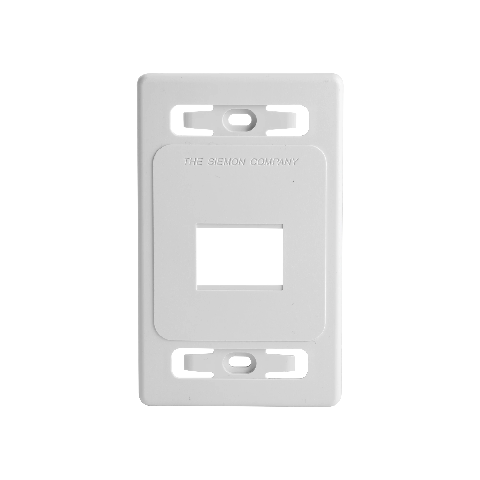 PLACA DE PARED MODULAR MAX, DE 2 SALIDAS, COLOR BLANCO-Faceplates-SIEMON-Bsai Seguridad & Controles