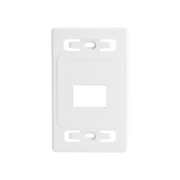 PLACA DE PARED MODULAR MAX, DE 2 SALIDAS, COLOR BLANCO, VERSION BULK (SIN EMPAQUE INDIVIDUAL)-Faceplates-SIEMON-Bsai Seguridad & Controles