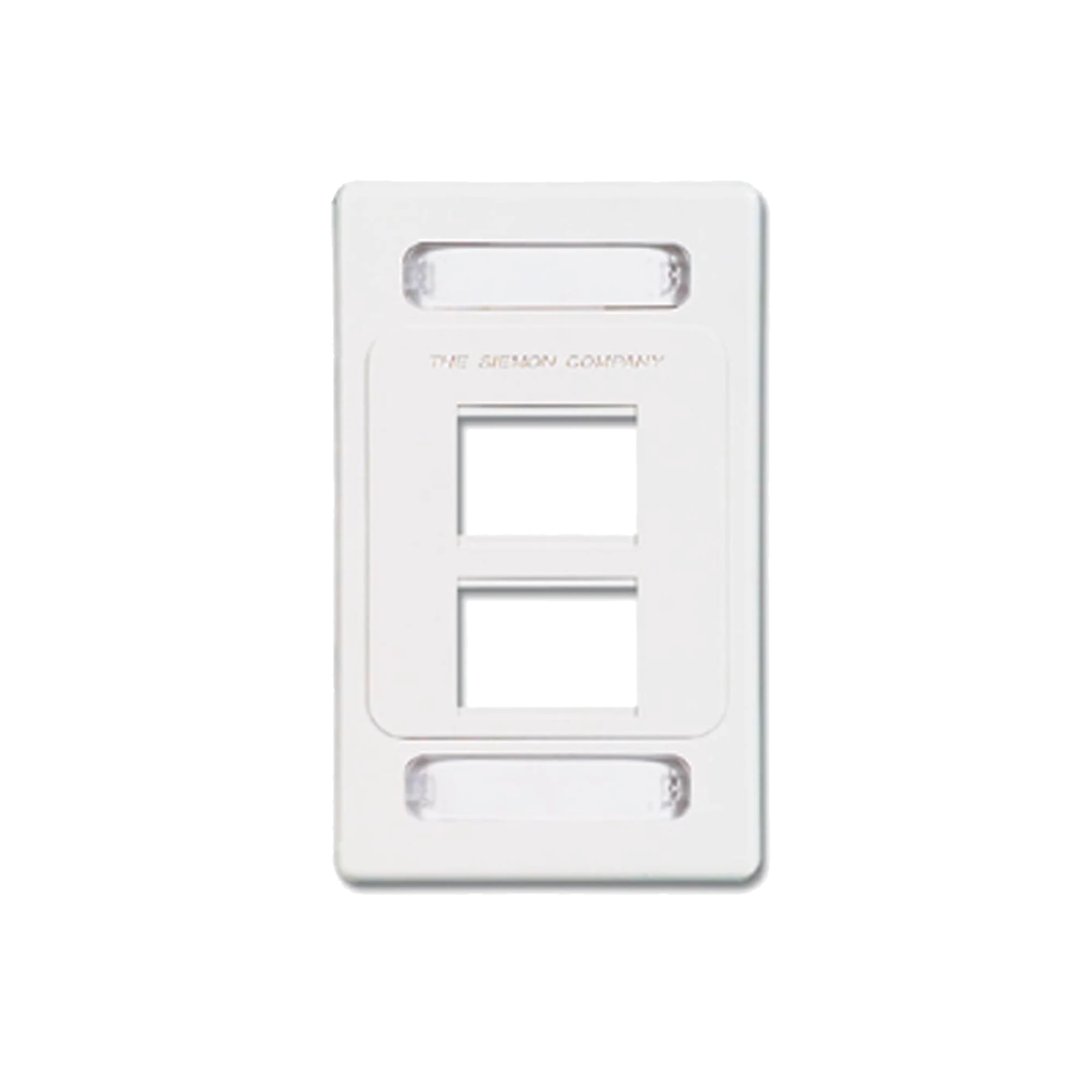 PLACA DE PARED MODULAR MAX, DE 4 SALIDAS, COLOR BLANCO-Faceplates-SIEMON-Bsai Seguridad & Controles
