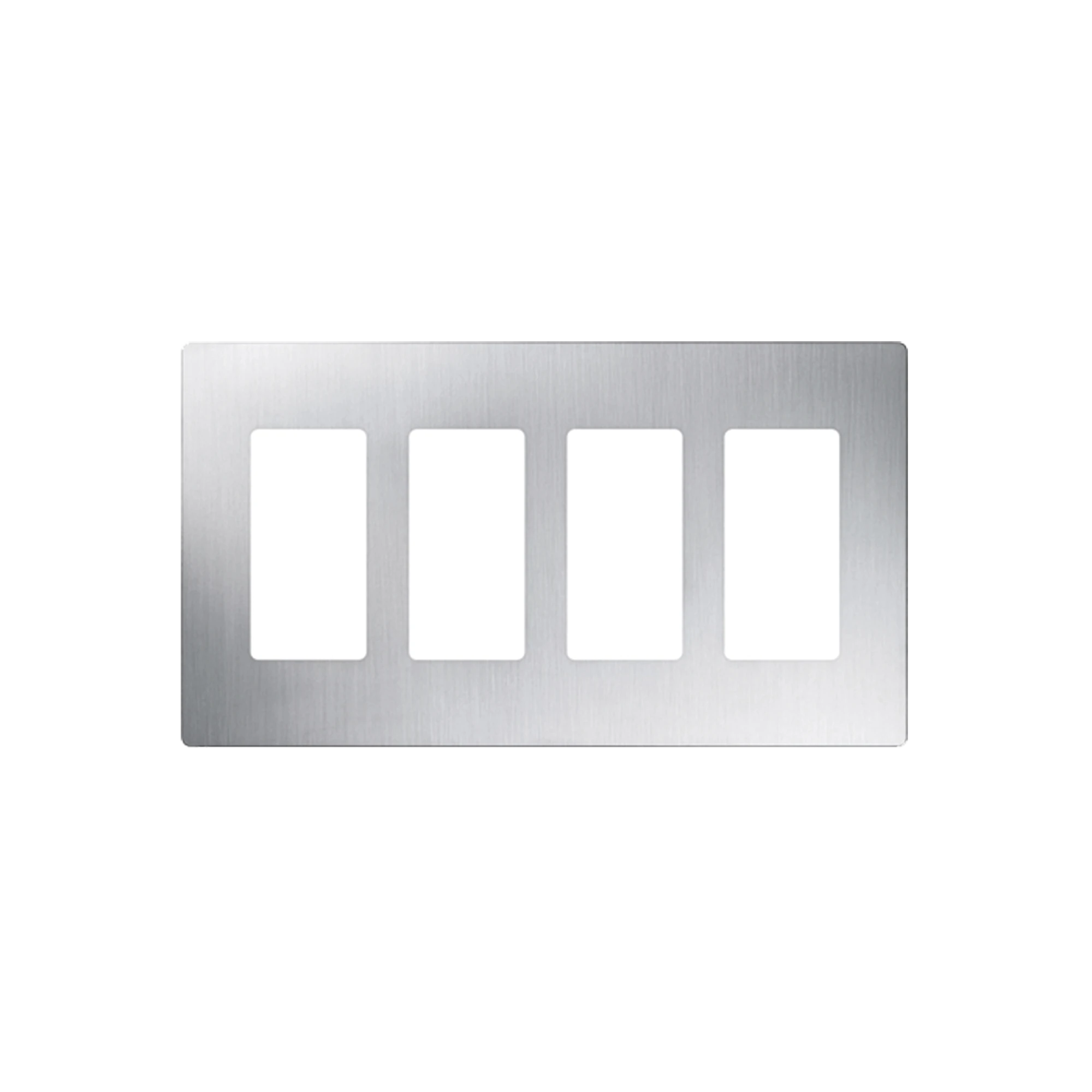 PLACA DE PARED, COLOR SS 4 ESPACIOS-Automatizacion - Casa Inteligente-LUTRON ELECTRONICS-Bsai Seguridad & Controles