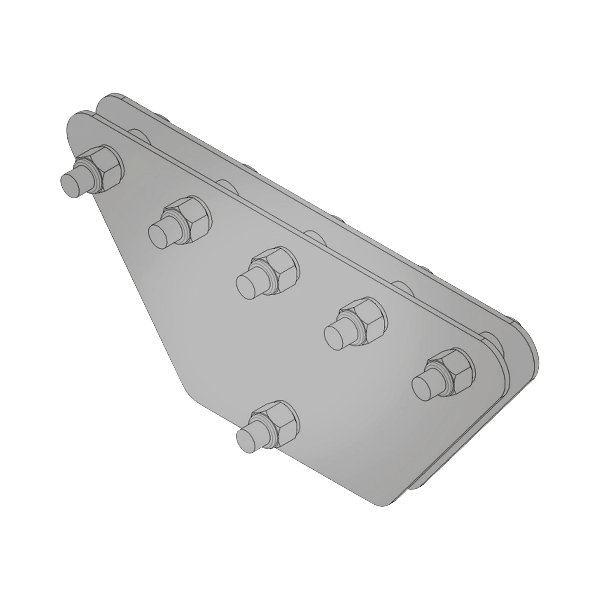 PLACAS IGUALADORAS CON TORNILLERÍA Y SEPARADORES, PARA 5 RETENIDAS. GALVANIZADO ELECTROLÍTICO (20X20X50 CM).-Torres y Mástiles-SYSCOM TOWERS-Bsai Seguridad & Controles