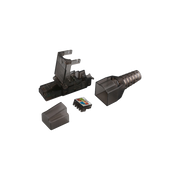 PLUG MODULAR RJ45 PARA CABLE UTP CATEGORIA 6A -SIN HERRAMIENTA, PARA TERMINACIÃ³N EN CAMPO-LINKEDPRO BY EPCOM-Bsai Seguridad & Controles