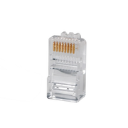 PLUG RJ45 CAT5E, PARA CABLE UTP CALIBRE 22 A 26 AWG, CHAPADO EN ORO DE 50 MICRAS-Cableado-SIEMON-Bsai Seguridad & Controles