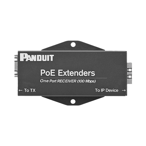RECEPTOR POE/POE+ PARA USO CON TRANSMISOR POEXTX1, HASTA 610 METROS (2000 FT) CON CABLE CAT5E O CAT6, 10/100MBPS-Networking-PANDUIT-POEXRX1-Bsai Seguridad & Controles
