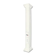 POLE BLANCO DE 3M PARA INSTALACIONES ELÉCTRICAS, VOZ Y DATOS, NO INCLUYE ACCESORIOS, SE VENDEN POR SEPARADO LOS MODELOS TEK100DUPLEX( ACCESORIOS DE FIJACIÓN Y CONTACTO DUBLEX) Y TEK100UNI ( SOPORTE Y TAPA UNIVERSAL) (13000-01000)-Cajas Superficiales-THORSMAN-Bsai Seguridad & Controles