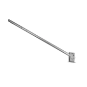 POSTE CON ALTURA DE 1M PARA CERCOS ELÉCTRICOS/ INCLUYE BASE MULTIPOSICION FABRICADO 100% CON ACERO GALVANIZADO CON 5 AISLADORES DE PASO-Cercas Eléctricas-EPCOM INDUSTRIAL-Bsai Seguridad & Controles