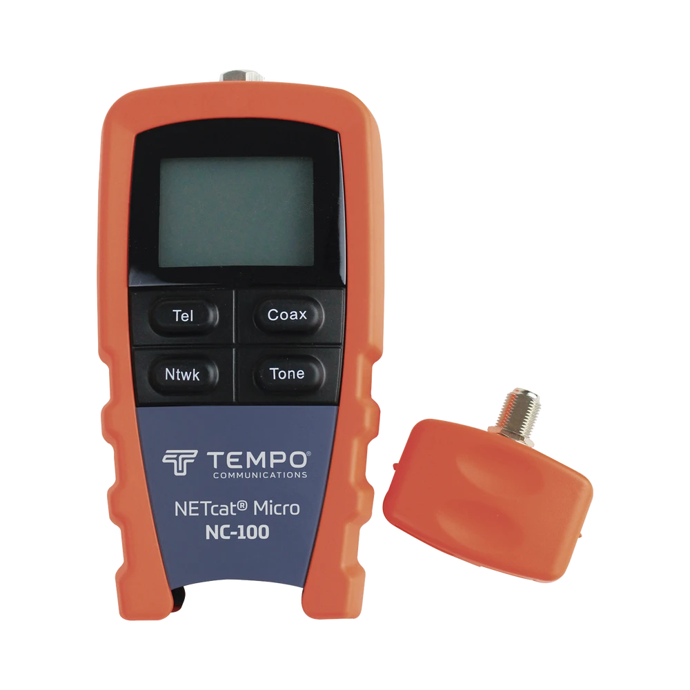 PROBADOR DE CABLE DE RED PARA UTP, STP Y CABLE COAXIAL-Controles de Acceso-TEMPO-Bsai Seguridad & Controles