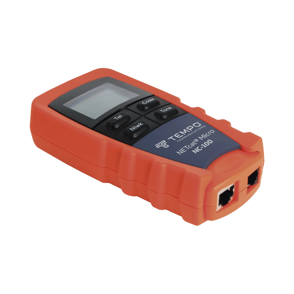 PROBADOR DE CABLE DE RED PARA UTP, STP Y CABLE COAXIAL-Controles de Acceso-TEMPO-Bsai Seguridad & Controles