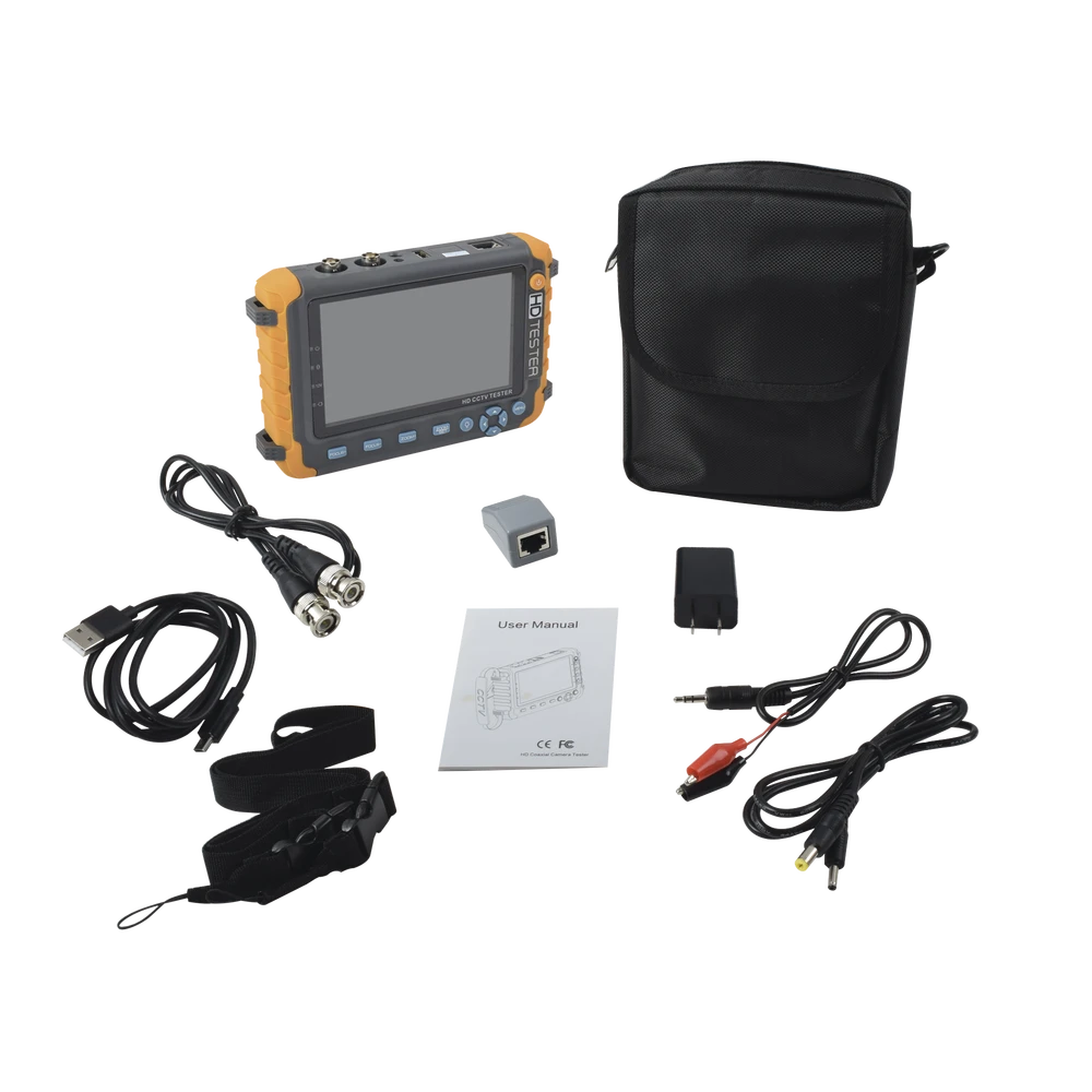 PROBADOR DE VÍDEO CON PANTALLA DE 5" PARA CÁMARAS HD-TVI 5MP, HD-CVI 5MP, AHD 5MP / SOPORTA COAXITRON PARA CONTROL PTZ-Probadores de video-GENERICO-Bsai Seguridad & Controles