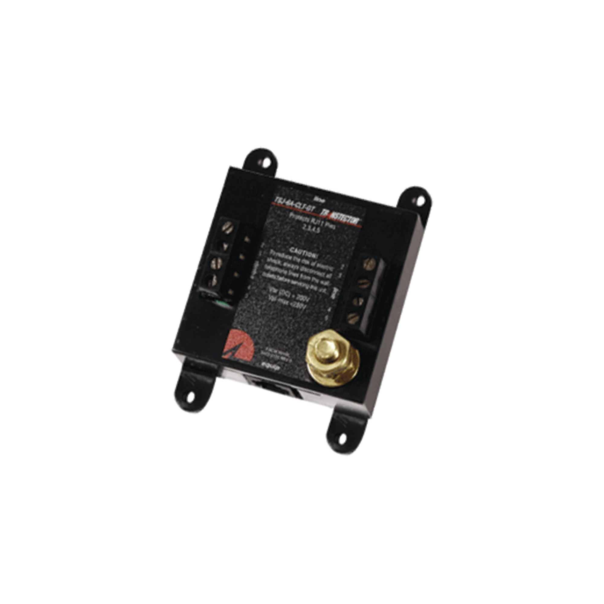 PROTECTOR CONTRA PICOS DE VOLTAJE PARA 2 LÍNEAS TELEFÓNICAS CON TECNOLOGÍA SASD Y TUBO DE GAS (1101-740)-Protección contra Descargas-TRANSTECTOR-Bsai Seguridad & Controles