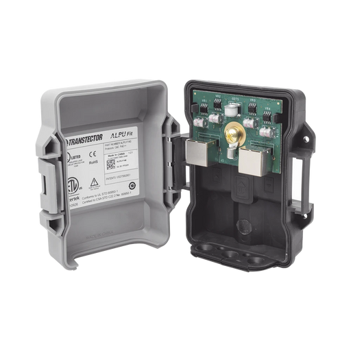 PROTECTOR POE CONTRA DESCARGAS ATMOSFÉRICAS IDEAL PARA ENLACES INALAMBRICOS GIGABIT Y CÁMARAS IP CON TECNOLOGÍA HÍBRIDA SASD Y TUBO DESCARGA DE GAS-Protección contra Descargas-TRANSTECTOR-Bsai Seguridad & Controles