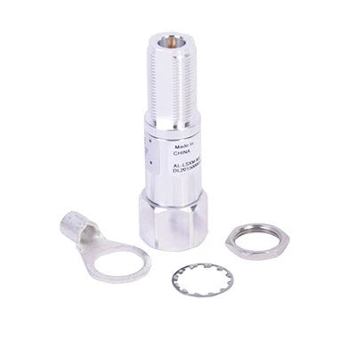 PROTECTOR RF COAXIAL DE 2000 - 6000 MHZ CON FILTRO PASA ALTA CON CONECTOR N-MACHO HACIA EL EQUIPO-Protección contra Descargas-POLYPHASER-Bsai Seguridad & Controles