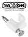 SAXXON EGRA955MMB- BOLSA DE 50 GRAPAS DE PARED/ COLOR BLANCO/ 6 MM/ CON CLAVO DE 3/4 PARA CONCRETO DE ALTA RESISTENCIA-Organización y fijación de cables-SAXXON-SXN1660004-Bsai Seguridad & Controles