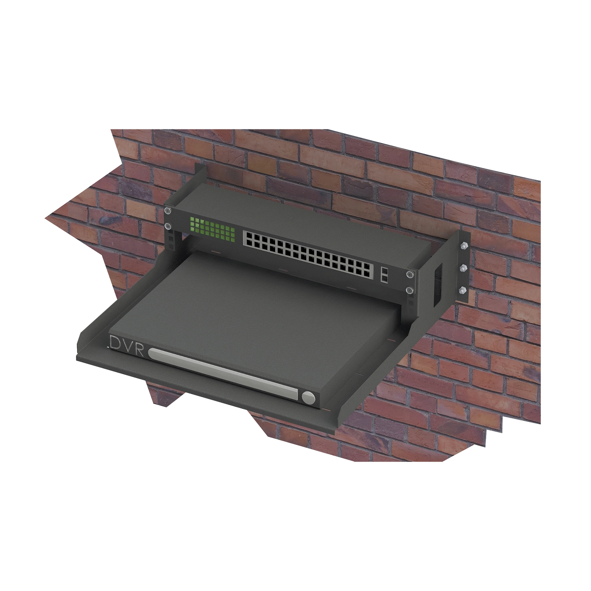 RACK ABIERTO DE 19" PARA MONTAJE EN PARED DE 2U, CON CHAROLA DE 460 MM DE PROFUNDIDAD.-Racks y Gabinetes-LINKEDPRO BY EPCOM-Bsai Seguridad & Controles