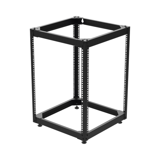 RACK ABIERTO DE 4 POSTES INSTALACIÓN PARED O PISO DE 14 UNIDADES, IDEAL PARA EQUIPO DE AUDIO-Racks y Gabinetes-LINKEDPRO-Bsai Seguridad & Controles