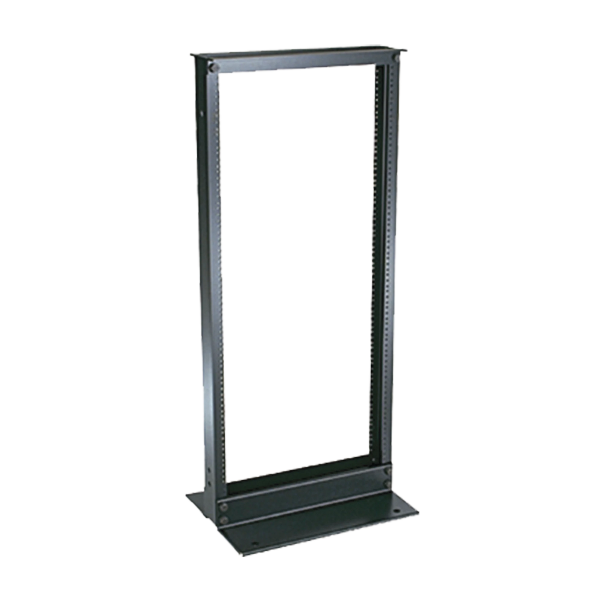 RACK DE DOS POSTES ESTÁNDAR DE 19", NUMERADO, FABRICADO EN ALUMINIO Y 24 UNIDADES DE RACK, COLOR NEGRO-Racks y Gabinetes-PANDUIT-Bsai Seguridad & Controles