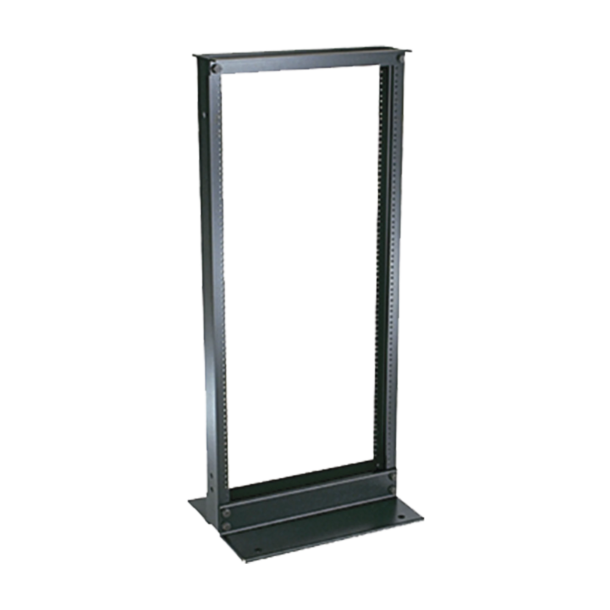 RACK DE DOS POSTES ESTÁNDAR DE 19", NUMERADO, FABRICADO EN ALUMINIO Y 24 UNIDADES DE RACK, COLOR NEGRO-Racks y Gabinetes-PANDUIT-Bsai Seguridad & Controles