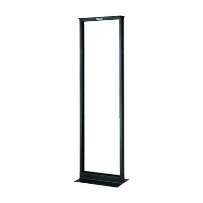 RACK DE DOS POSTES ESTÁNDAR DE 19", NUMERADO, FABRICADO EN ALUMINIO Y 42 UNIDADES DE RACK, COLOR NEGRO-Racks y Gabinetes-PANDUIT-Bsai Seguridad & Controles