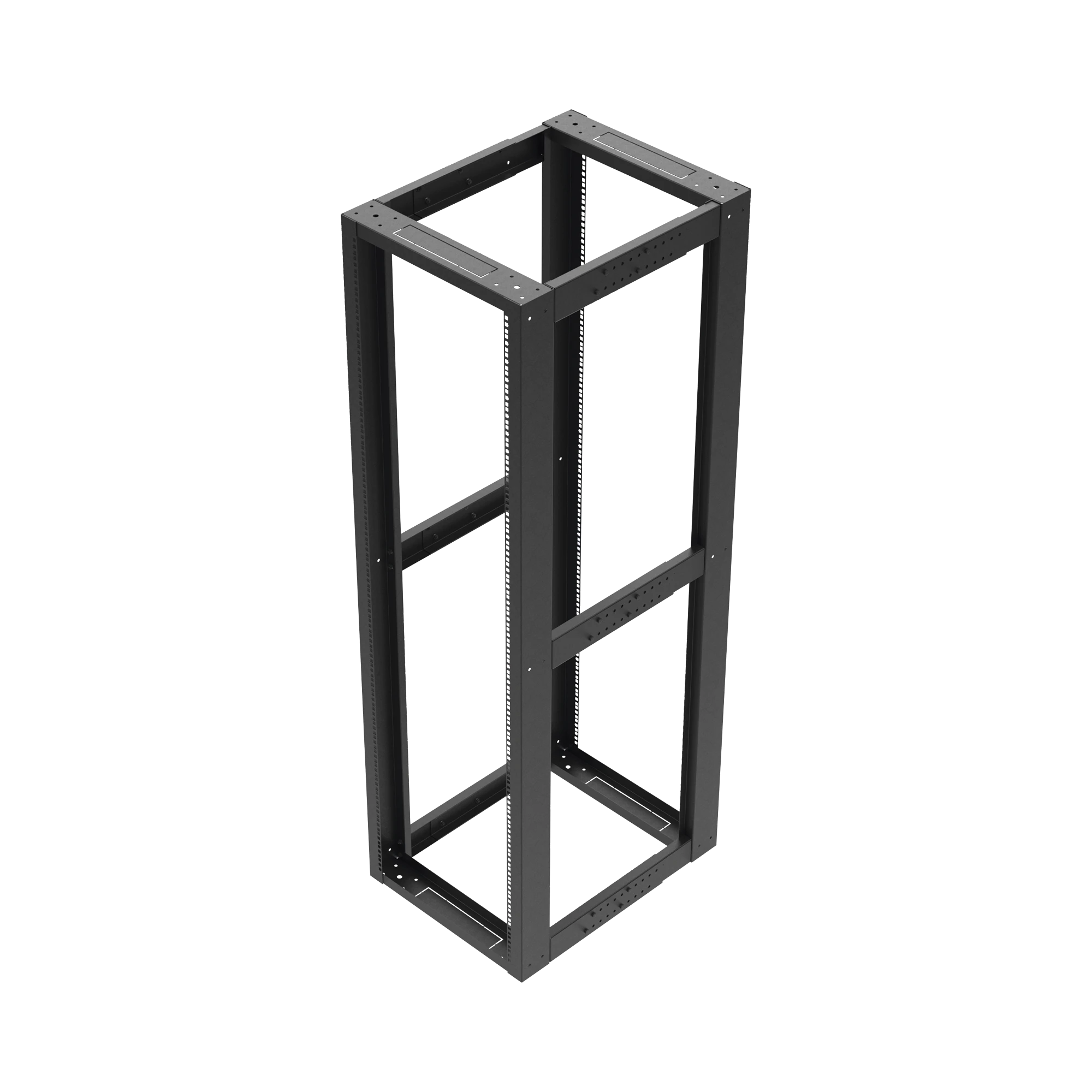 RACK ESTÁNDAR 19" DE 4 POSTES, ACERO, 42 UNIDADES, PROFUNDIDAD AJUSTABLE.-Racks y Gabinetes-LINKEDPRO-Bsai Seguridad & Controles