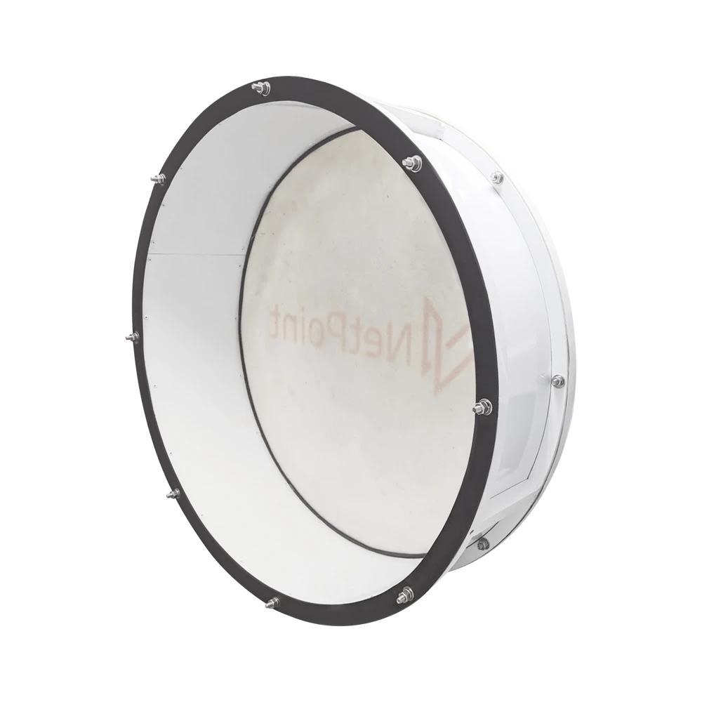 RADOMO AISLANTE PARA ALTA INMUNIDAD AL RUIDO, REDUCE INTERFERENCIA DE LÓBULOS LATERALES, COMPATIBLE CON ANTENAS NP2-Antenas-NETPOINT-Bsai Seguridad & Controles