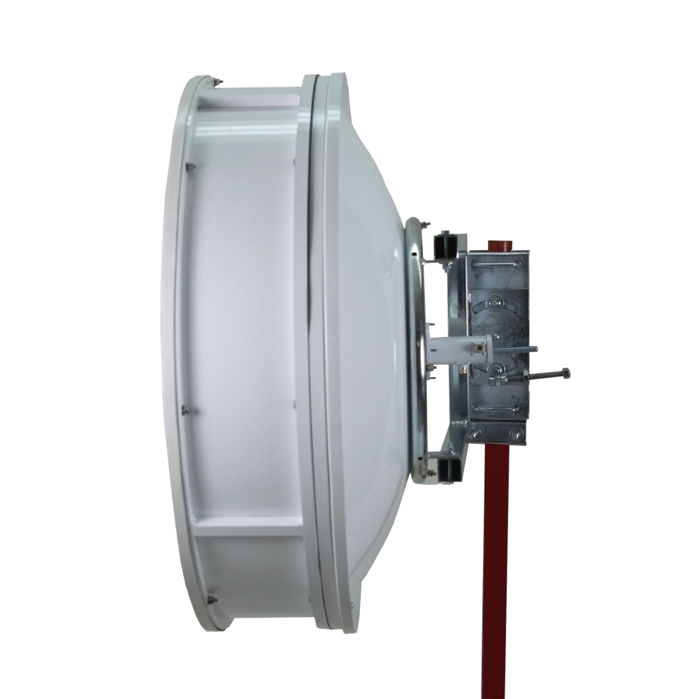 RADOMO AISLANTE PARA ALTA INMUNIDAD AL RUIDO, REDUCE INTERFERENCIA DE LÓBULOS LATERALES, COMPATIBLE CON ANTENAS NP2-Antenas-NETPOINT-Bsai Seguridad & Controles