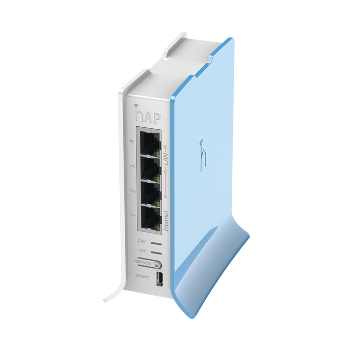 (HAP LITE) 4 PUERTOS FAST ETHERNET, WI-FI 2.4 GHZ 802.11 B/G/N Y BASE TIPO TORRE-Redes WiFi-MIKROTIK-RB941-2ND-TC-Bsai Seguridad & Controles