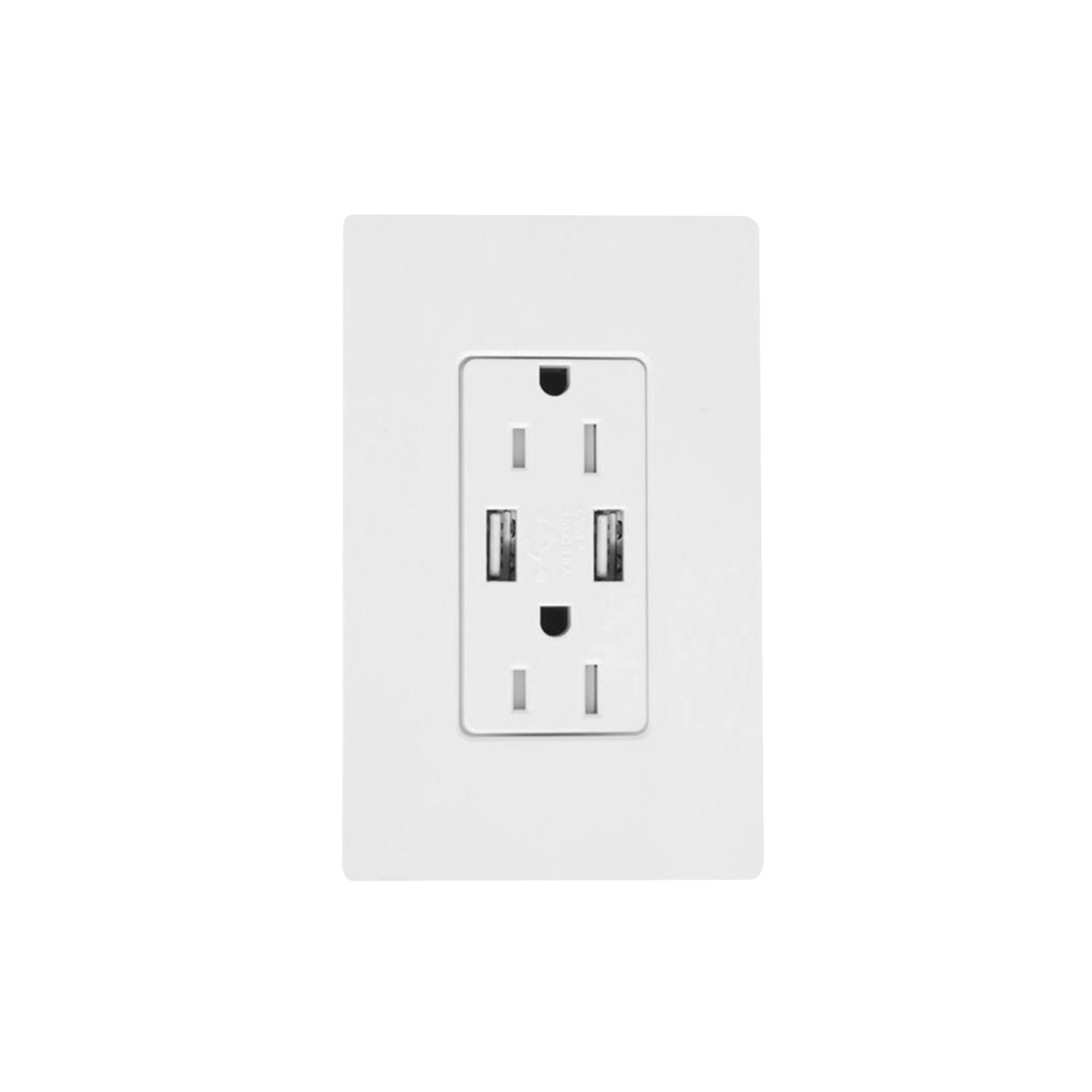 RECEPTÁCULO 15 A CON PUERTO USB-Automatizacion - Casa Inteligente-LUTRON ELECTRONICS-Bsai Seguridad & Controles