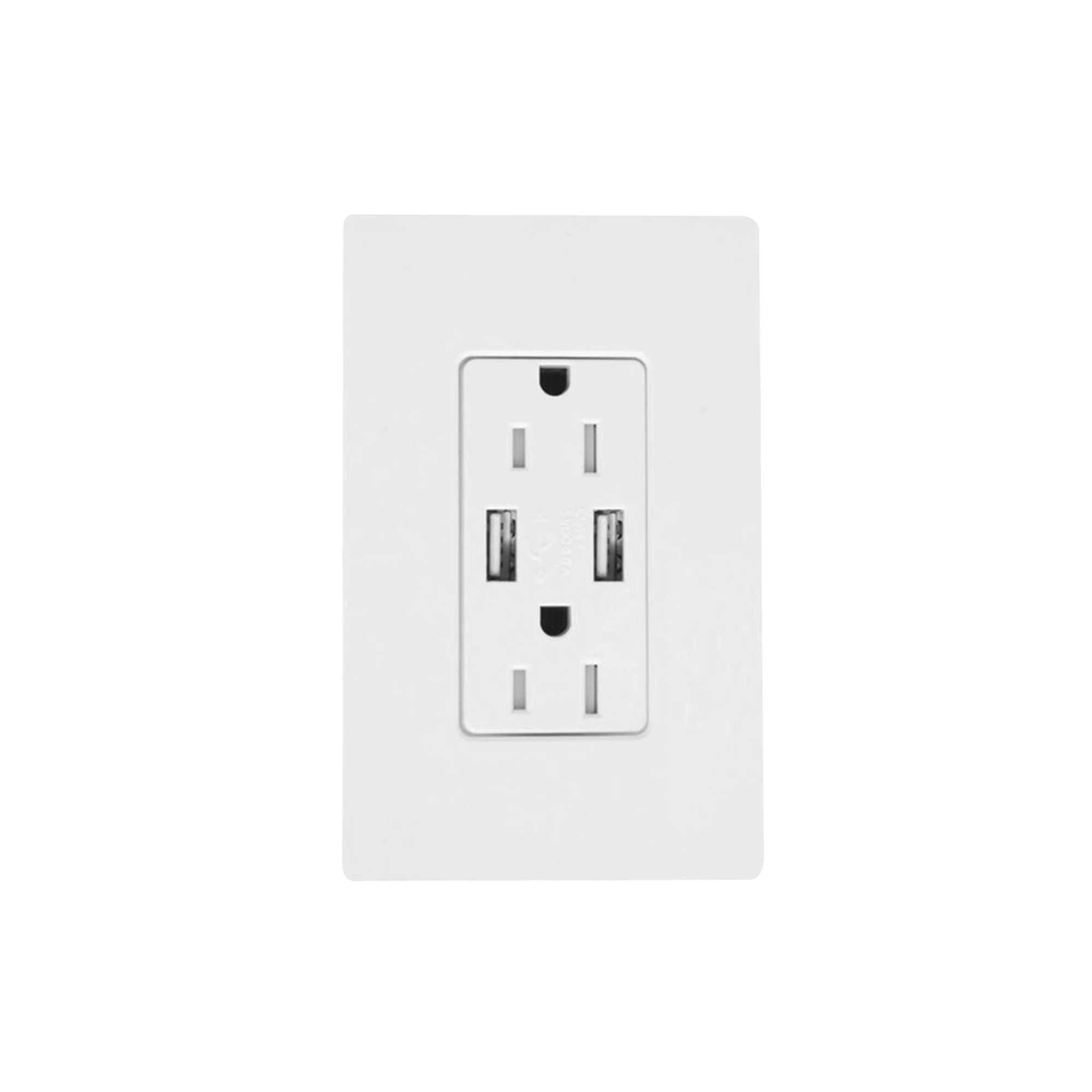 RECEPTÁCULO 15 A CON PUERTO USB-Automatizacion - Casa Inteligente-LUTRON ELECTRONICS-Bsai Seguridad & Controles