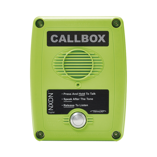 CALLBOX DIGITAL NXDN, INTERCOMUNICADOR INALÁMBRICO UHF 450-470MHZ, COLOR VERDE-Videoporteros-RITRON-RQX417NX-Bsai Seguridad & Controles