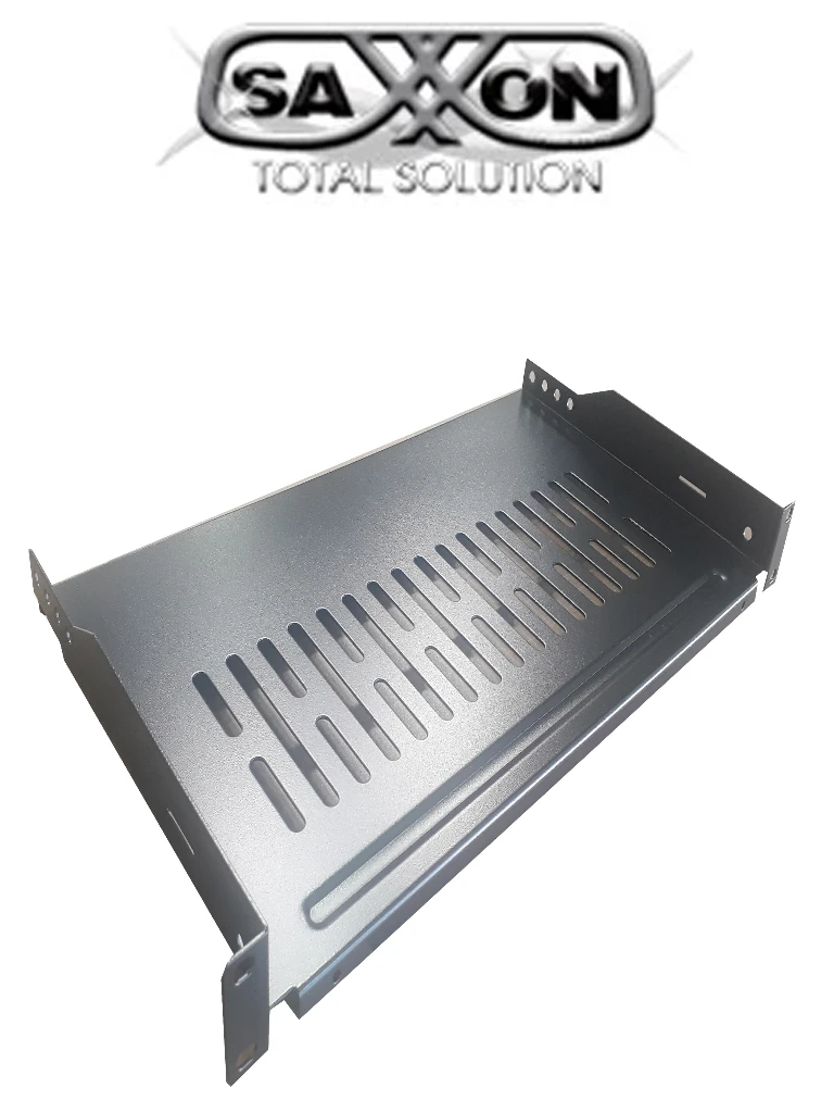 SAXXON 70140101- CHAROLA VENTILADA PARA GABINETE Y RACK/ MEDIDAS DE 19 PULGADAS DE ANCHO X 10 DE PROFUNDIDAD/ 1 UR/ SOPORTA HASTA 10 KG-Charolas-SAXXON-Bsai Seguridad & Controles