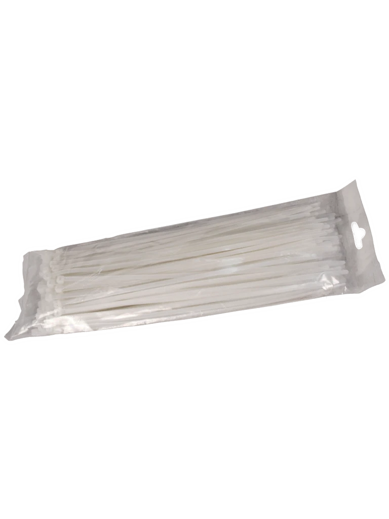 SAXXON CN25X100 - CHINCHO SUJETACABLE / 2.5 MM X 100 MM / BLANCO / BOLSA CON 100 PIEZAS / NYLON-Organización y fijación de cables-SAXXON-Bsai Seguridad & Controles