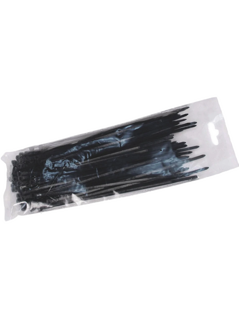 SAXXON CN36X150BK - CINCHO SUJETACABLE/ 3.6 MM X 150 MM/ NEGRO/ BOLSA CON 100 PIEZAS / NYLON-Organización y fijación de cables-SAXXON-Bsai Seguridad & Controles