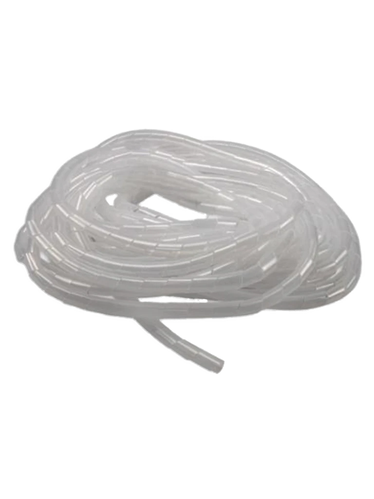 SAXXON CNESP6 - ORGANIZADOR DE CABLES / ESPIRAL BLANCO / 1 / 4" / 10 METROS / ROLLO-Organización y fijación de cables-SBE TECH-Bsai Seguridad & Controles