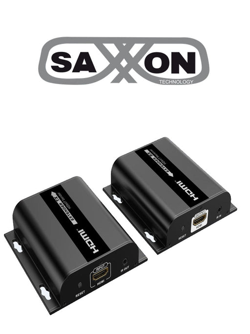 SAXXON LKV38340- KIT EXTENSOR HDMI SOBRE IP/ RESOLUCION 1080P/ CAT 5E/ 6/ HASTA 120 METROS/ HASTA 253 RECEPTORES/ DELAY DE 70MS/ HDBIT/ TRANSMISOR DE IR/ PLUG AND PLAY-Extensores 4k / HD-SAXXON-SXN0570002-Bsai Seguridad & Controles