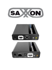 SAXXON LKV676E- KIT EXTENSOR DE VIDEO HDMI/ RESOLUCION 4K/ 60 HZ/ HASTA 70 METROS CON CAT 6/ 6A/ 7/ CERO LATENCIA/ LOOP HDMI/ SOPORTA HDR/ ARC/ TRANSMISION IR-Extensores 4k / HD-SAXXON-Bsai Seguridad & Controles