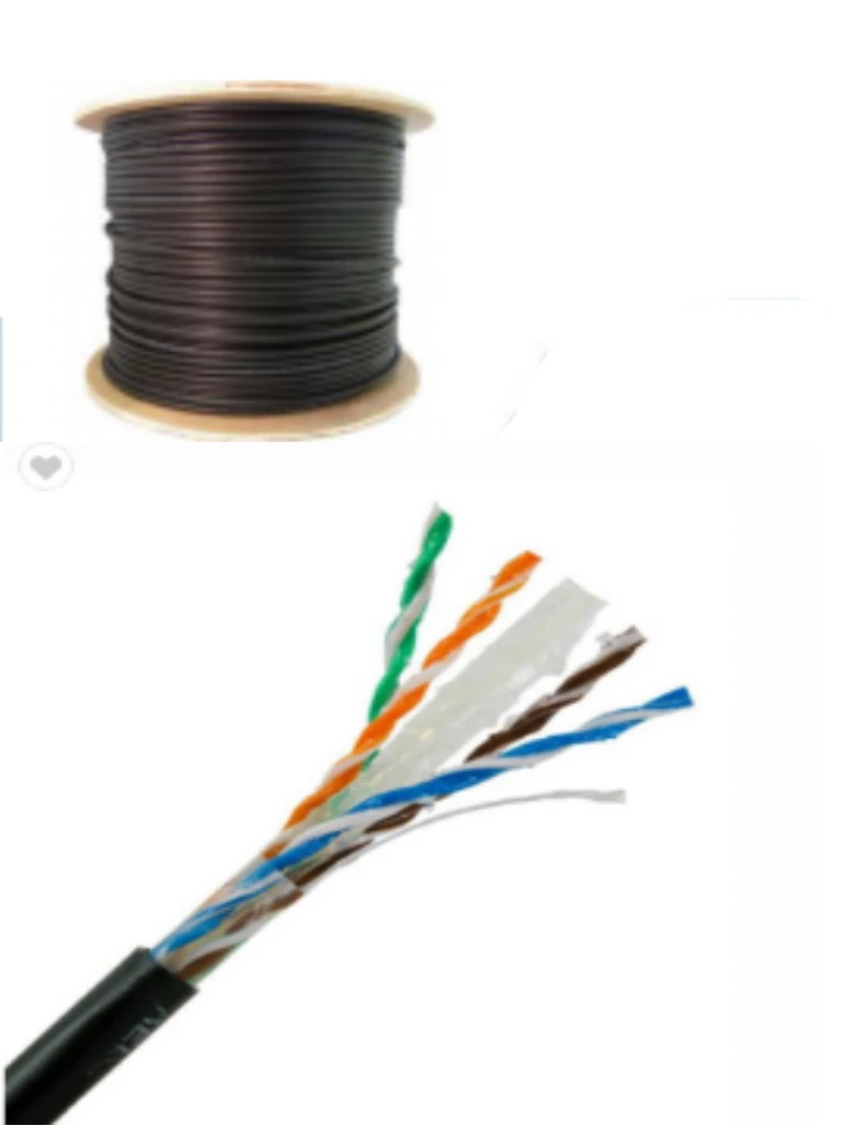 SAXXON OUTPCAT6GCOPEXT- CABLE UTP 100% COBRE DE 305M/ CATEGORIA 6 CON GEL/ EXTERIOR/ COLOR NEGRO/ PARA APLICACIONES CCTV Y REDES-Cable-SAXXON-Bsai Seguridad & Controles