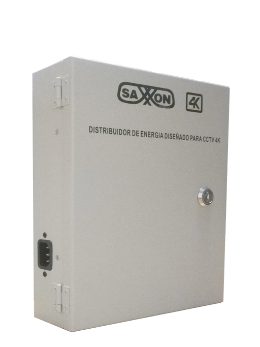 SAXXON PSU1213D8H- FUENTE DE PODER DE 11 A 15 VCD/ 13 AMPERES/ DISTRIBUIDOR PARA 8 CAMARAS/ IDEAL PARA CAMARAS 4K/ 4MP/ FILTRO DE RUIDO POR CANAL/ 1.6 AMP POR CANAL-Fuentes con Distribuidor-SAXXON-Bsai Seguridad & Controles