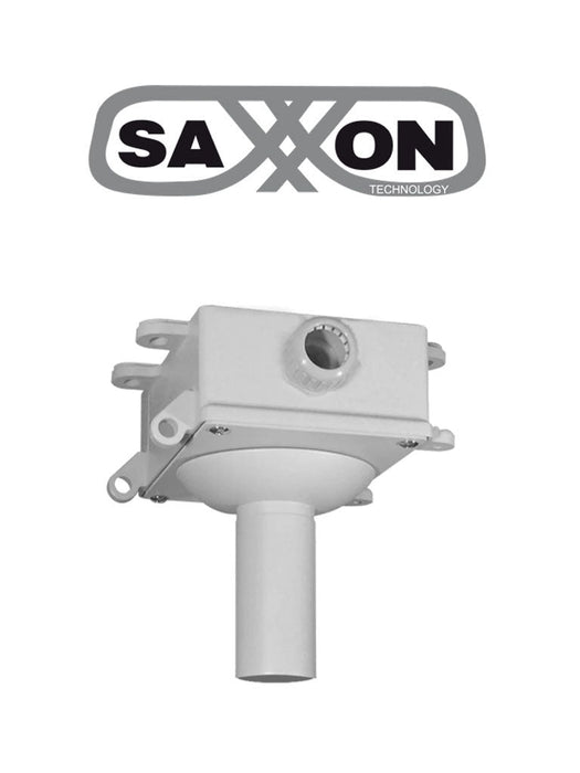 SAXXON WBWH&WB8203 - BRAZO DE MONTAJE EN TECHO DE 20CM CON CAJA DE CONEXIONES PARA GABINETE / ALUMINIO-Soporte y Montaje-SAXXON-42160-Bsai Seguridad & Controles