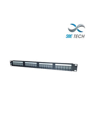 SBETECH PPC624P - PANEL DE PARCHEO CATEGORÍA 6/ 24 PUERTOS-Patch Panel-SBE TECH-Bsai Seguridad & Controles