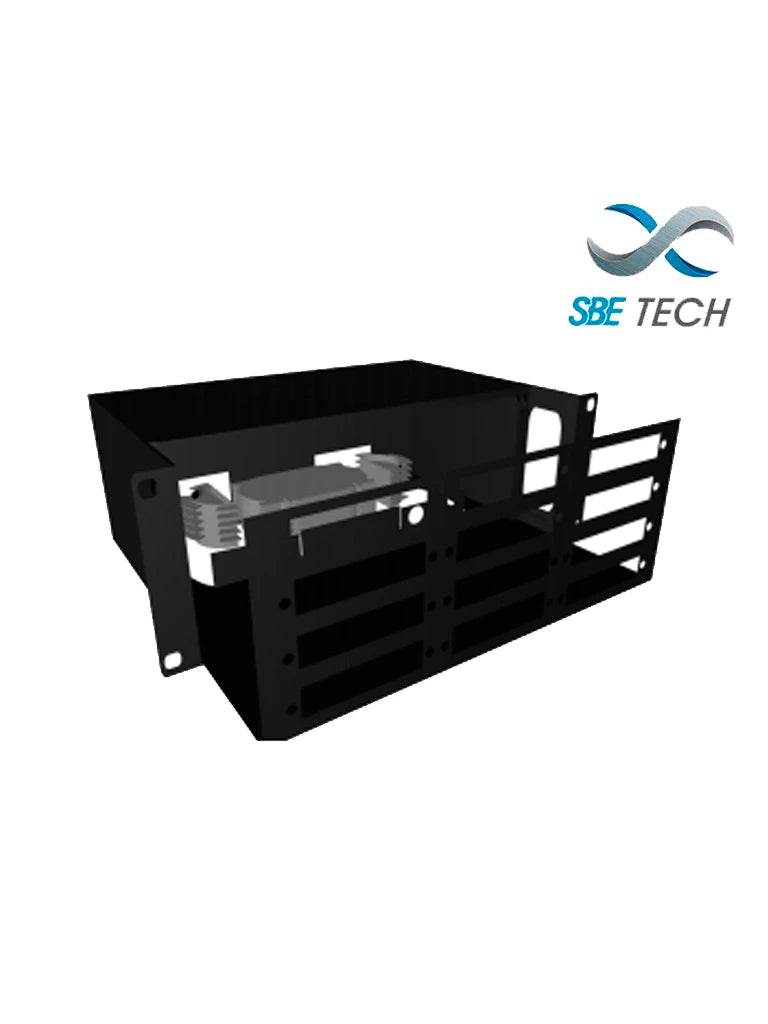 SBETECH SBE-DFO12/24- DISTRIBUIDOR DE FIBRA OPTICA HASTA 24 COPLES-Accesorios-SBE TECH-Bsai Seguridad & Controles