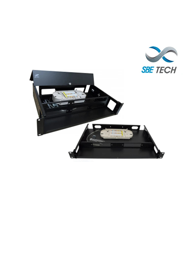 SBETECH SBE-DFO24 - DISTRIBUIDOR DE FIBRA HASTA 24 ACOPLADORES 2UR-Accesorios-SBE TECH-Bsai Seguridad & Controles